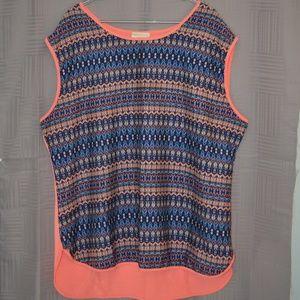 bobbie brooks ® multi-color sleeveless top